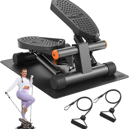 Stepper for Exercise, Mini Stepper with 300 Lbs Loading Capacity, Compact Workout Equipment for Home Gym